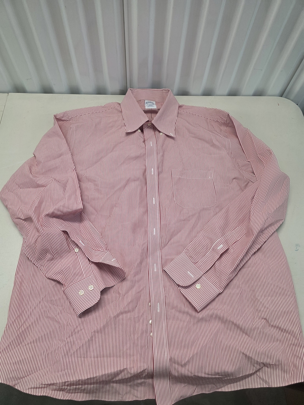 Brooks Brothers 1818 Regular Cotton Button Down Shirt Men's Size 17